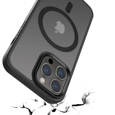 TPU+PC чехол Metal Buttons with MagSafe Colorful для Apple iPhone 13 Pro Max (6.7")