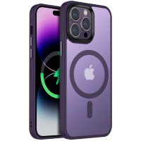 TPU+PC чехол Metal Buttons with MagSafe Colorful для Apple iPhone 13 Pro (6.1")