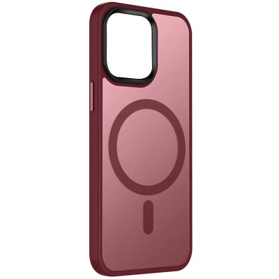 TPU+PC чехол Metal Buttons with MagSafe Colorful для Apple iPhone 15 (6.1")
