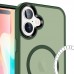 TPU+PC чехол Metal Buttons with MagSafe Colorful для Apple iPhone 16 Plus (6.7")