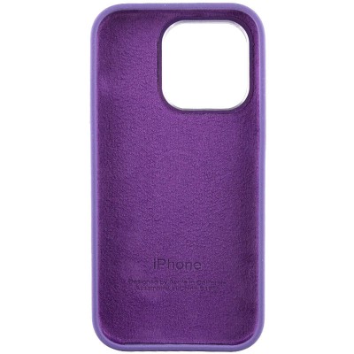 Чехол Silicone Case Metal Buttons (AA) для Apple iPhone 13 Pro Max (6.7")