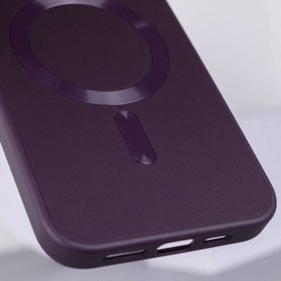 Кожаный чехол Bonbon Leather Metal Style with MagSafe для Apple iPhone 11 Pro Max (6.5")