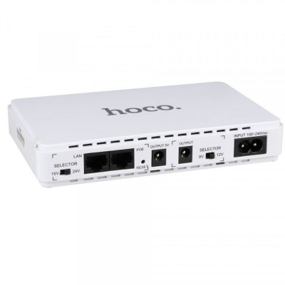 Источник бесперебойного питания Hoco DB25 Smart Mini UPS для роутеров 5V/9V/12V 8800 mAh
