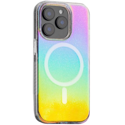 Чехол TPU Galaxy Sparkle (MagFit) для Apple iPhone 15 Pro Max (6.7")