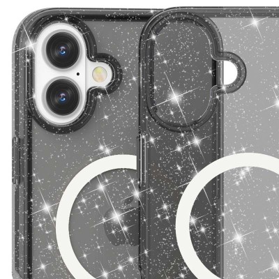 Чехол TPU Galaxy Sparkle (MagFit) для Apple iPhone 16 Plus (6.7")