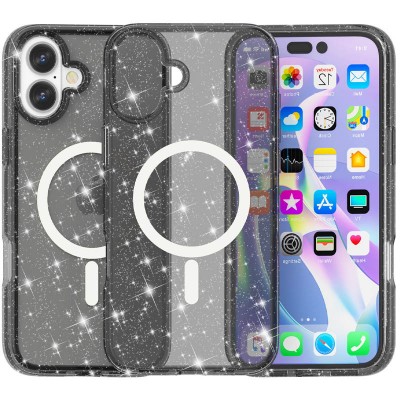 Чехол TPU Galaxy Sparkle (MagFit) для Apple iPhone 16 Plus (6.7")