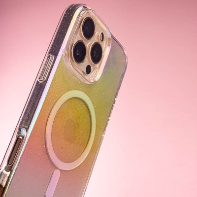 Чехол TPU Galaxy Sparkle (MagFit) для Apple iPhone 16 Pro Max (6.9")