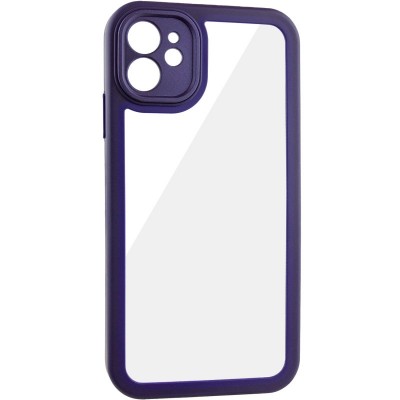 TPU чехол Transparent + Colour 1,5mm для Apple iPhone 11 (6.1")