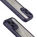 TPU чехол Transparent + Colour 1,5mm для Apple iPhone 12 Pro (6.1")