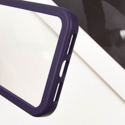 TPU чехол Transparent + Colour 1,5mm для Apple iPhone 13 (6.1")
