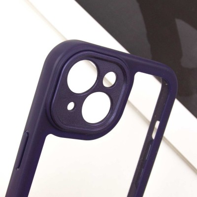 TPU чехол Transparent + Colour 1,5mm для Apple iPhone 13 (6.1")