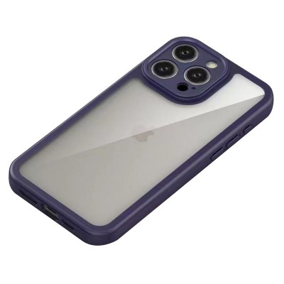 TPU чехол Transparent + Colour 1,5mm для Apple iPhone 15 Pro Max (6.7")