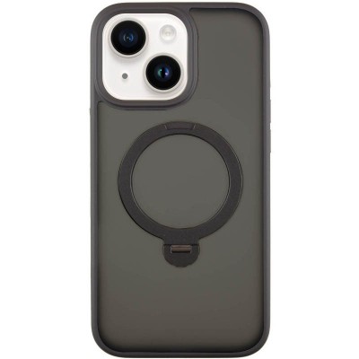TPU+PC чехол Metal Buttons with MagSafe Colorful HQ Ring для Apple iPhone 14 / 13 (6.1")
