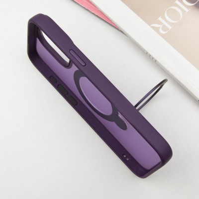 TPU+PC чехол Metal Buttons with MagSafe Colorful HQ Ring для Apple iPhone 15 Pro Max (6.7")
