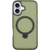 TPU+PC чехол Metal Buttons with MagSafe Colorful HQ Ring для Apple iPhone 16 (6.1")