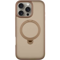 TPU+PC чехол Metal Buttons with MagSafe Colorful HQ Ring для Apple iPhone 16 Pro (6.3")