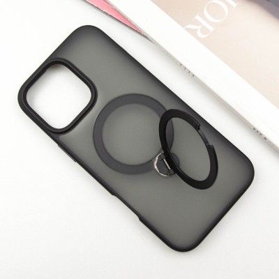 TPU+PC чехол Metal Buttons with MagSafe Colorful HQ Ring для Apple iPhone 16 Pro Max (6.9")
