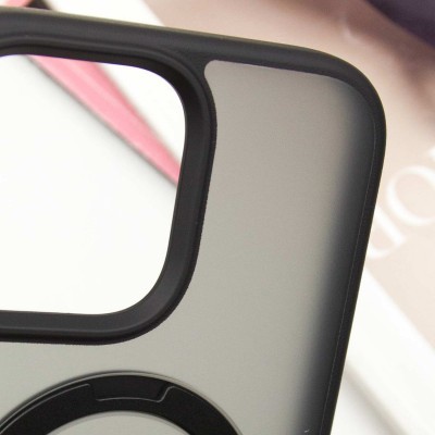 TPU+PC чехол Metal Buttons with MagSafe Colorful HQ Ring для Apple iPhone 16 Pro Max (6.9")