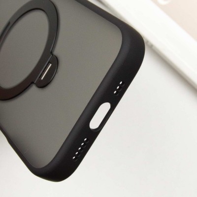 TPU+PC чехол Metal Buttons with MagSafe Colorful HQ Ring для Apple iPhone 16 Pro Max (6.9")