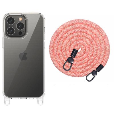 Чехол TPU Transparent with Straps для Apple iPhone 14 Pro Max (6.7")