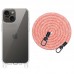 Чехол TPU Transparent with Straps для Apple iPhone 15 (6.1")