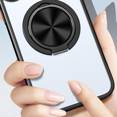 TPU+PC чехол Metal Ring with MagSafe для Apple iPhone 14 Pro Max (6.7")