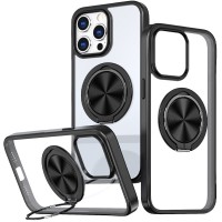 TPU+PC чехол Metal Ring with MagSafe для Apple iPhone 14 Pro Max (6.7")
