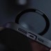 TPU+PC чехол Metal Buttons with MagSafe Carbon Ring для Apple iPhone 15 (6.1")