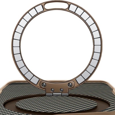 TPU+PC чехол Metal Buttons with MagSafe Carbon Ring для Apple iPhone 15 Pro Max (6.7")