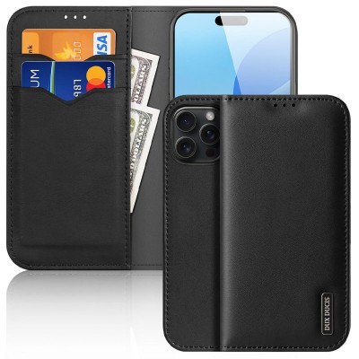 Чехол-книжка Dux Ducis Hivo для Apple iPhone 16 Pro (6.3")