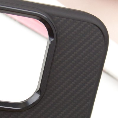 Чехол TPU+PC Carbon with MagSafe для Apple iPhone 16 (6.1")