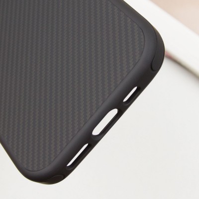 Чехол TPU+PC Carbon with MagSafe для Apple iPhone 16 (6.1")