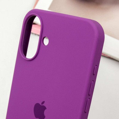 Чехол Silicone Case Full Protective (AA) для Apple iPhone 16 Plus (6.7")
