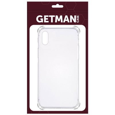 TPU чехол GETMAN Ease logo усиленные углы для Apple iPhone XS Max (6.5")