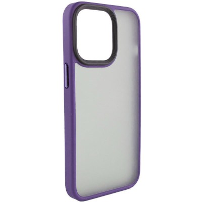 TPU+PC чехол Metal Buttons для Apple iPhone 12 Pro / 12 (6.1")