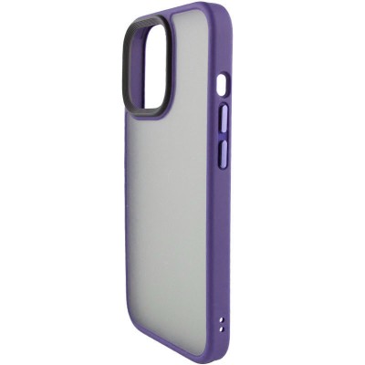 TPU+PC чехол Metal Buttons для Apple iPhone 13 Pro Max (6.7")