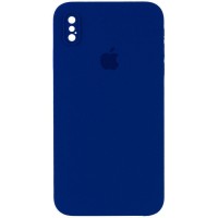 Чехол Silicone Case Square Full Camera Protective (AA) для Apple iPhone X / XS (5.8")