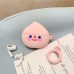Силиконовый футляр Smile Fruits series для наушников AirPods 1/2 + кольцо