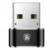 Переходник Baseus USB Male To Type-C Female Adapter Converter 3A (CAAOTG-01)